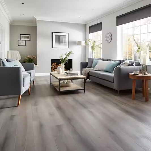 Factory Direct Sale Waterproof 4mm Interlock Click LVT Plastic SPC Flooring VINILICO Click LVT PVC Flooring-海智集-