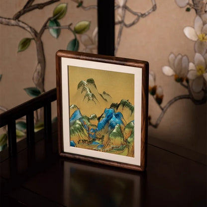 Hand-embroidered decorative items, a three-dimensional new Chinese-style home art collection, are the top choice for gifting-海智集-Embroidery-