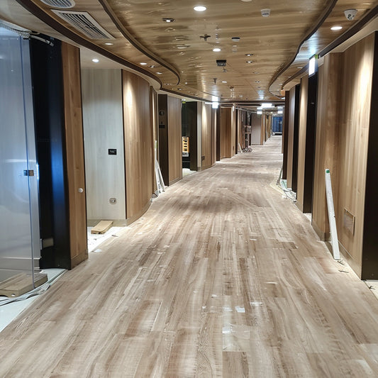 Engineered 4mm Easy Installation Waterproof Wpc Plastic PVC Click Pavimento SPC Vinyl Flooring Planks Piso-海智集-
