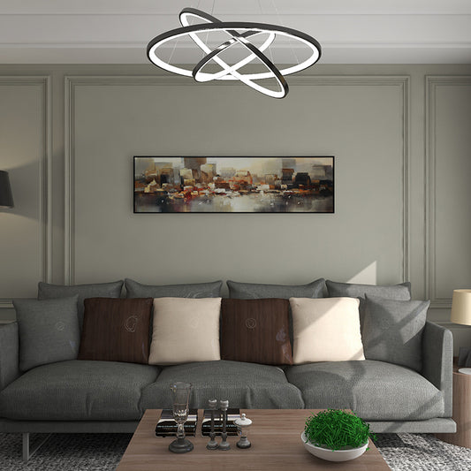 Commercial Suzhou Full Embroidery — framed, simulated silk, soft luster. Dual craftsmanship. Wholesale for decor firms, commercial use; home use too. Art decor for hotels, offices, residences.-海智集-
