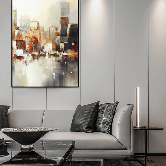 Commercial Suzhou Full Embroidery — framed, simulated silk, soft luster. Dual craftsmanship. Wholesale for decor firms, commercial use; home use too. Art decor for hotels, offices, residences.-海智集-
