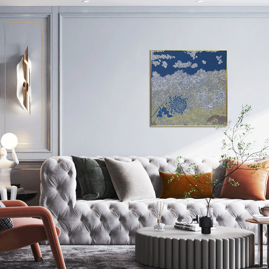 Commercial Suzhou Full Embroidery — framed, simulated silk, soft luster. Dual craftsmanship. Wholesale for decor firms, commercial use; home use too. Art decor for hotels, offices, residences.Brilliant-海智集-