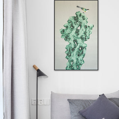 Commercial Suzhou Full Embroidery — framed, simulated silk, soft luster. Dual craftsmanship. Wholesale for decor firms, commercial use; home use too. Art decor for hotels, offices, residences.GorgeousA Record of Stones - Jade Stones-海智集-