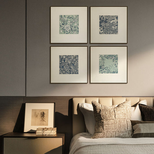 Commercial Suzhou Full Embroidery — framed, simulated silk, soft luster. Dual craftsmanship. Wholesale for decor firms, commercial use; home use too. Art decor for hotels, offices, residences.GorgeousBlues-海智集-