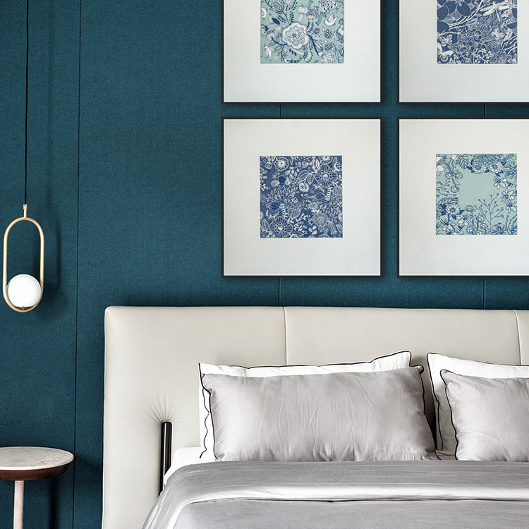 Commercial Suzhou Full Embroidery — framed, simulated silk, soft luster. Dual craftsmanship. Wholesale for decor firms, commercial use; home use too. Art decor for hotels, offices, residences.GorgeousBlues-海智集-