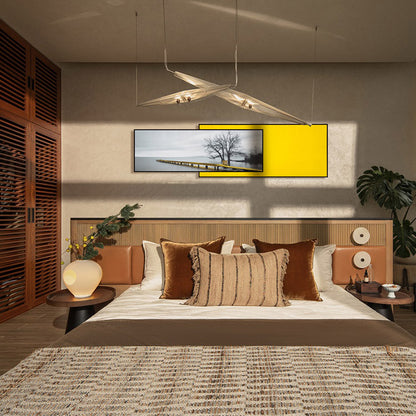 Commercial Suzhou Full Embroidery — framed, simulated silk, soft luster. Dual craftsmanship. Wholesale for decor firms, commercial use; home use too. Art decor for hotels, offices, residences.InfinityⅣ-海智集-