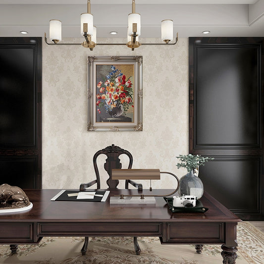 Commercial Suzhou Full Embroidery — framed, simulated silk, soft luster. Dual craftsmanship. Wholesale for decor firms, commercial use; home use too. Art decor for hotels, offices, residences.Prosperity Everywhere-海智集-