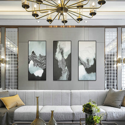 Commercial Suzhou Full Embroidery — framed, simulated silk, soft luster. Dual craftsmanship. Wholesale for decor firms, commercial use; home use too. Art decor for hotels, offices, residences.Sky Impression-海智集-