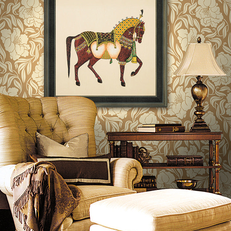Commercial Suzhou Full Embroidery — framed, simulated silk, soft luster. Dual craftsmanship. Wholesale for decor firms, commercial use; home use too. Art decor for hotels, offices, residences.Palace Horses-海智集-