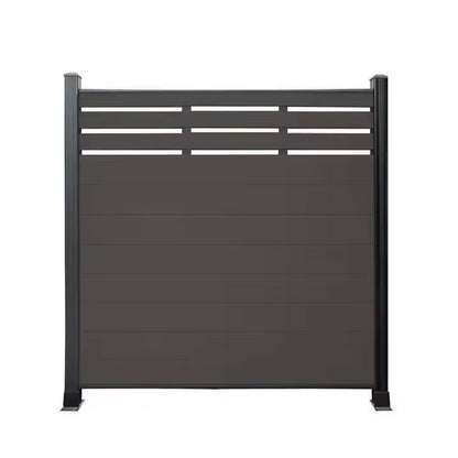 Wood Plastic Composite Wpc Fence Home Garden Fence Panels Better Than Vinyl Pvc Fence-海智集-