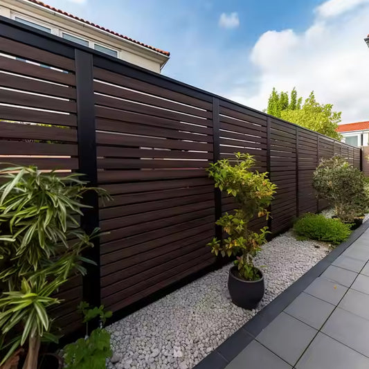 DIY Fence WPC PVC Hot Sale Construction Rustic Fencing Wall Cladding-海智集-