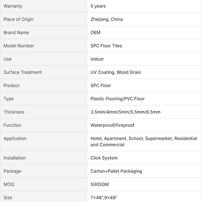 Pvc Floor Sticker Swimming Pool SPC LVT Plastic Wood Piso Vinyl Flooring-海智集-
