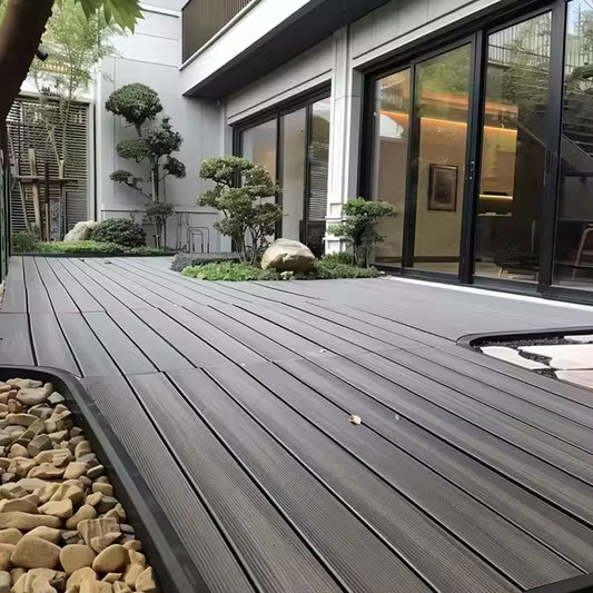 Anti - Slip Heat - Resistant and Fireproof Wood - Plastic Composite Outdoor Decking-海智集-