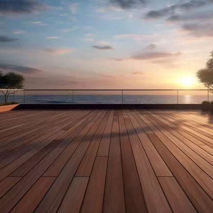 Maintenance-free Wood Plastic Composite Solid Deck Flooring for Exterior Decoration Wpc Composite Decking-海智集-