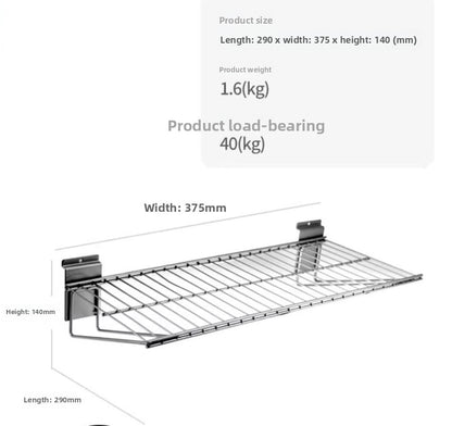 Storage shelf garage hanging board organizer sundry sorting slot board wall-mounted storage rack-海智集-