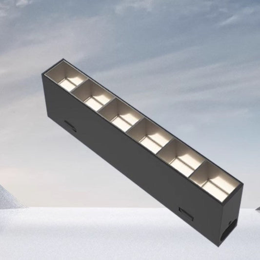 Magnetic Track Light, Recessed Mainless LED Linear Light for Living Room Lighting, Ultra-thin Surface/Recessed Mount-海智集-