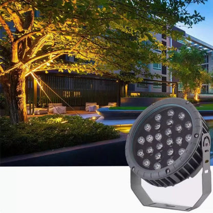 SL-CPL180 Round LED Flood Light – 5W-36W Waterproof Outdoor Lighting for Landscapes, Signage & Public Spaces-海智集-