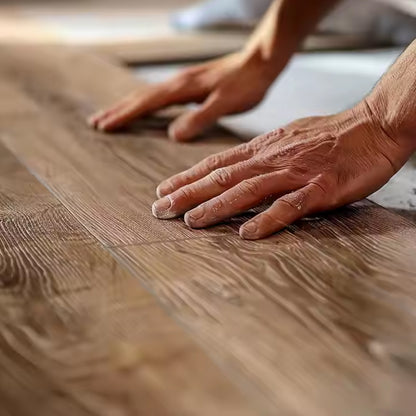 Waterproof Bamboo European Style Plastic Black White Best Luxury Vinyl Plank Carpet Effect SPC Flooring-海智集-