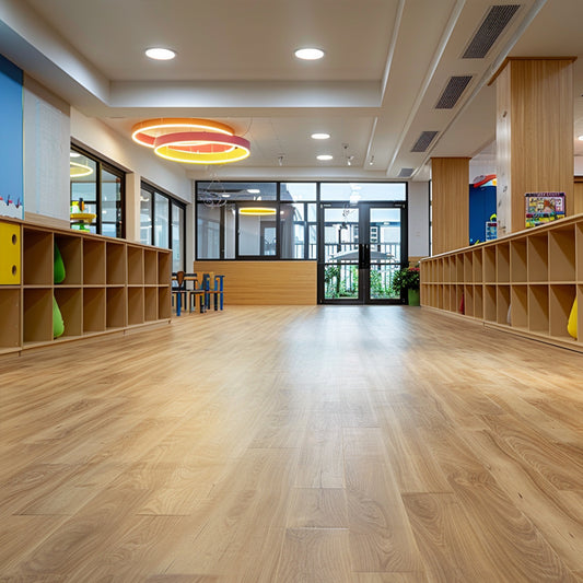 Waterproof Click Vinyl Floor Linoleum Piso Parquet Tile Engineered Hardwood Flooring Wide Plank-海智集-
