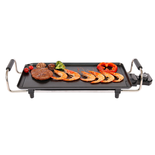 Factory Indoor Tabletop Thermostat Height Adjustable BBQ Electric Barbecue Grill Aluminum Grill for Household-海智集-