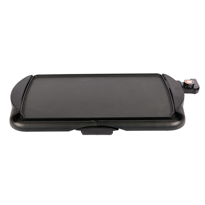 XH-4826YB Electric Grill Indoor/Outdoor Nonstick Smokeless BBQ Grill Pan with Adjustable Temp, Removable Plates & Drip Tray for Kitchen, Camping, Party-海智集-