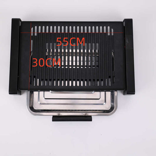 Popular Indoor Tabletop Electric Bbq Grill Korean Bbq Grill Manufacturer Smokeless Griddle for Household-海智集-