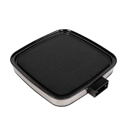 Electric Multi Cooking Pot Detachable Deep Square Frypan OEM Tempered Glass for Sale Outdoor Electric Non Stick Hot Pot 1500 220-海智集-