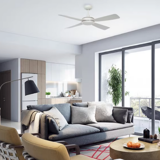 Home four-leaf ceiling fan ZC-F02, designer style, dining room, living room, bedroom and studio ceiling fan-海智集-