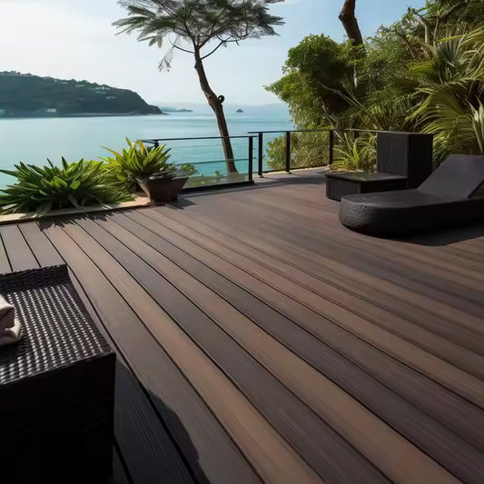 WPC Wood Decking From Poland Recycled Plastic Lumber Composite Decking Outdoor Engineering Wood Flooring-海智集-