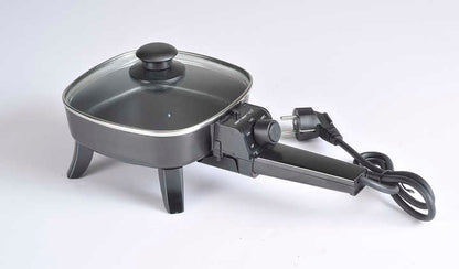 Non Stick Electric Skillet and Cooking Pot Mini Electric Skillet Cooker Multifunction Rice Cooker Noodle-海智集-