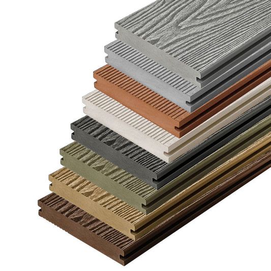 High Quality Waterproof Eco-Friendly Terrace Outdoor Flooring Wearing Wpc Decking Floor Composite Terrace WPC Outdoor Flooring-海智集-