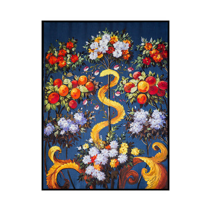 High Quality Embroidery Fruits of Victory Pattern Living Room Hotel Decoration Wall Paintings Custom Decorative Wall Murals-海智集-