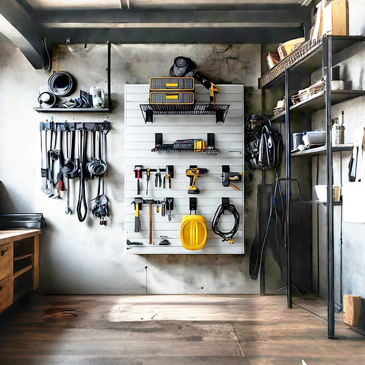 OEM Custom Interior Living Room Organizer Panels Waterproof Garage Tool Bag Storage Office Organization Wood Slat Wall Storage