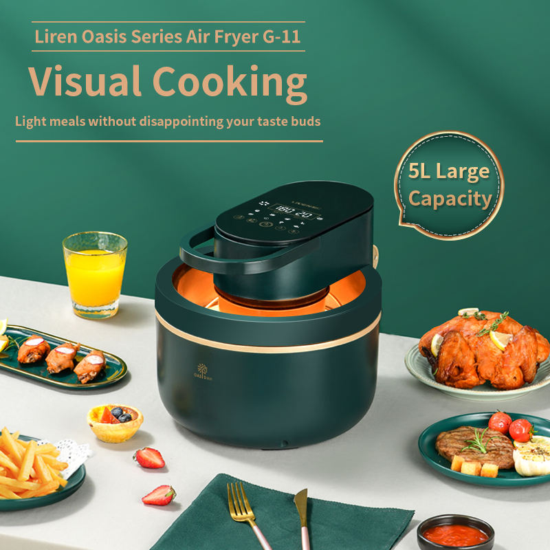 Hot Sale Household Airfryers Healthy Low Fat Cooking Pot Intelligent Timing Hot Deep Air Fryer Digital-海智集-