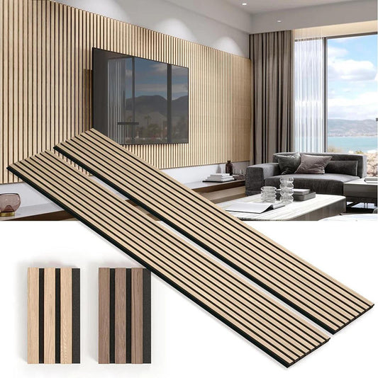 High Quality Modern Interior Acoustic Wood Panel Decoration MDF Acoustic Panel Custom Wooden Acoustical Wall Panels-海智集-