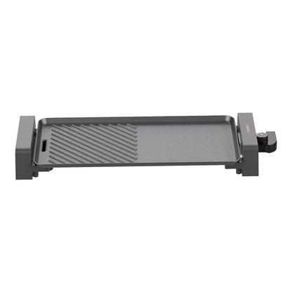 Barbecue Electric Grill Pan Non Stick Electric Barbecue Plate for Meat Hot Selling 110V Smokeless Iron OEM PTFE Household 220-海智集-