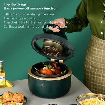 Hot Sale Household Airfryers Healthy Low Fat Cooking Pot Intelligent Timing Hot Deep Air Fryer Digital-海智集-