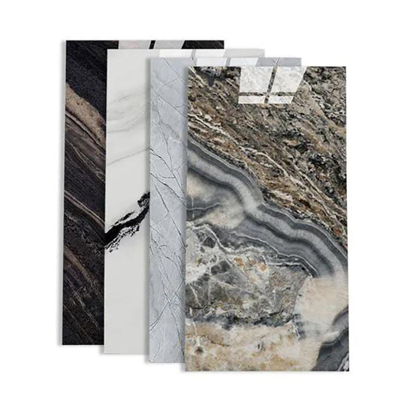 OEM Waterproof Flame Retardant Uv Marble Sheet Wall Panel Interior Decorative Pvc Marble Wall Panel Custom Pvc Uv Marble Sheet-海智集-