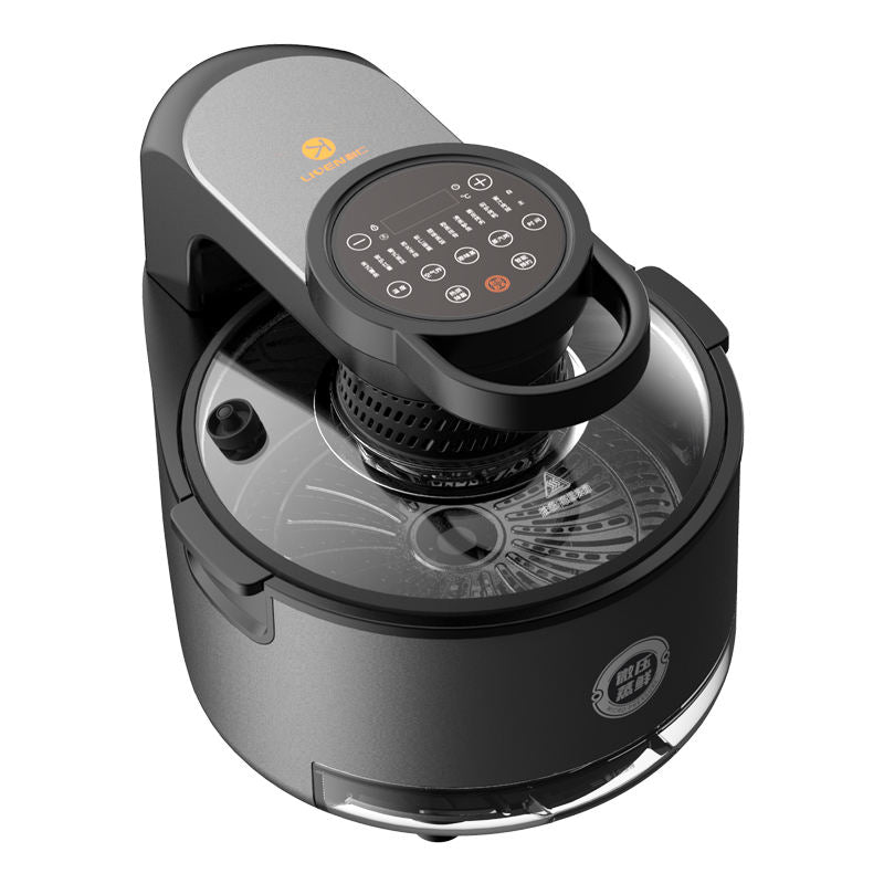 HouseholdAir FryerNon-stick Cooking Surface 120-240 V 1400W Digital Air Fryer With 5L Large Capacity and 8 Cooking Functions-海智集-