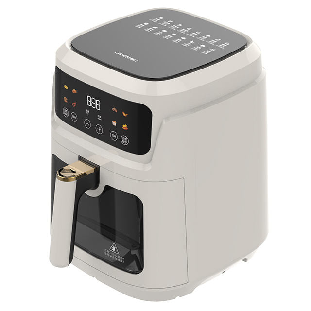 5L High Quality Smart Panoramic view Air fryer Household Or Commercial Use Hot Electric Air fryer Oven For Kitchen-海智集-
