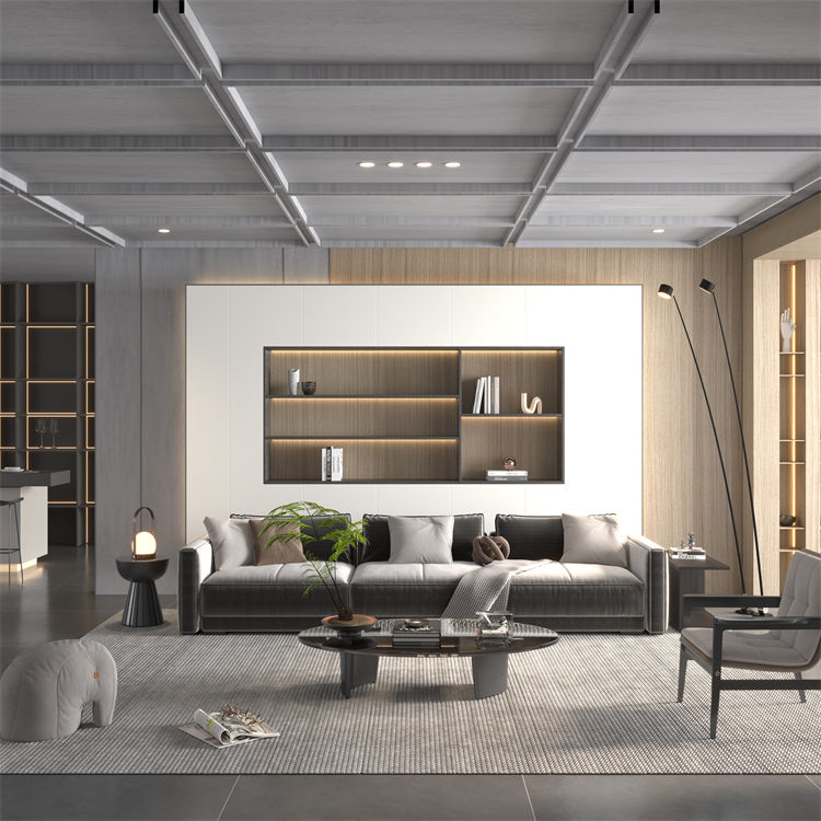 High Quality Wood Plastic Composite Wall Panel Custom Interior Decoration Wpc Wall Paneling Sheet-海智集-