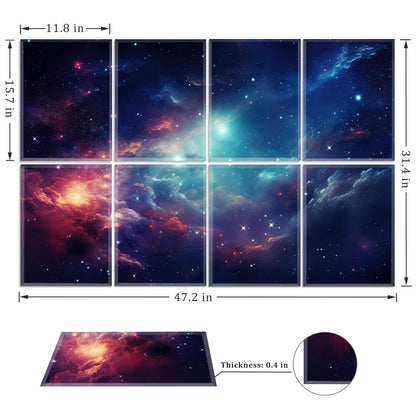 High Performance 8 Pack Art Acoustic Panel Self Adhesive Wall Panels Decorative Soundproof Panels for Home Studio Office-海智集-