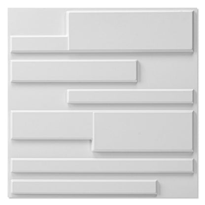 Eco Friendly Lightweight 3D PVC Wall Panel Geometric Pattern for Bedroom Accent Wall-海智集-