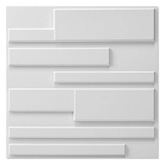 Eco Friendly Lightweight 3D PVC Wall Panel Geometric Pattern for Bedroom Accent Wall-海智集-