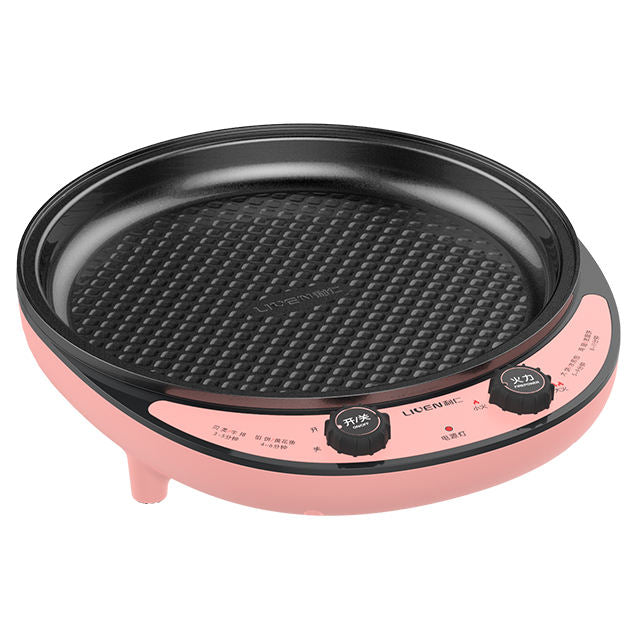 Multi Function electric frying pan with Non-stick Pan Coating hot pot function-海智集-