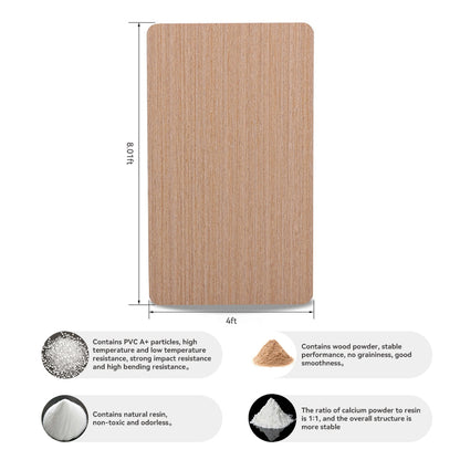 High Quality Waterproof Environmental Friendly Indoor Wpc Wall Cladding Custom Size Decorative Wpc Wall Board-海智集-