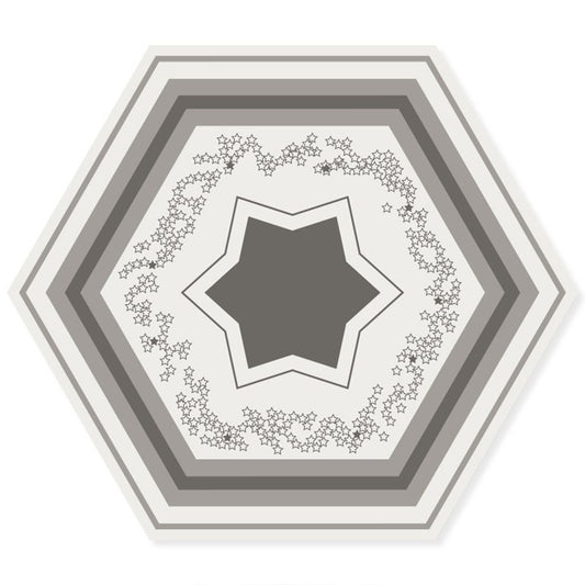 Wholesale Hexagon Vinyl Floor Tile 10 Pack Removable Waterproof for Kitchen-海智集-