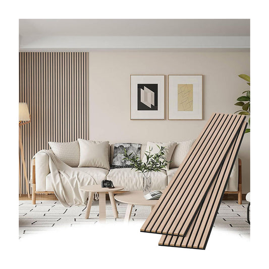 High Quality Modern Interior Wood Veneer Wall Panels Decoration MDF Wood Acoustic Panel Custom Acoustical Wall Panels-海智集-