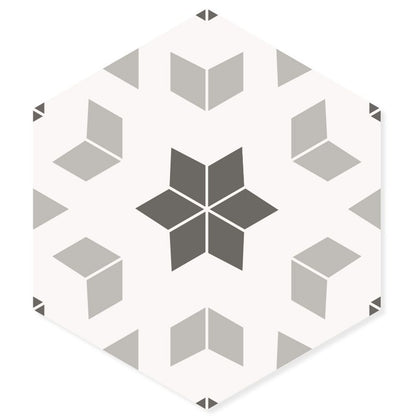 Super Grip Hexagon Sticker Floor Tile Anti Slip Vinyl for Bathroom Shower-海智集-
