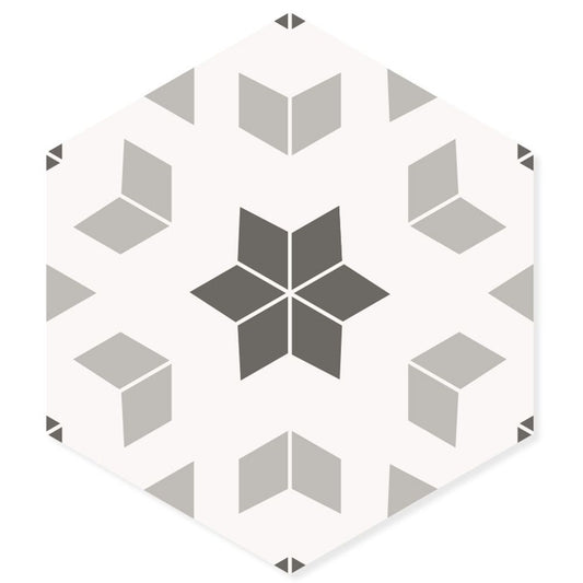 Super Grip Hexagon Sticker Floor Tile Anti Slip Vinyl for Bathroom Shower-海智集-
